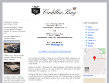 Tablet Screenshot of cadillacking.com